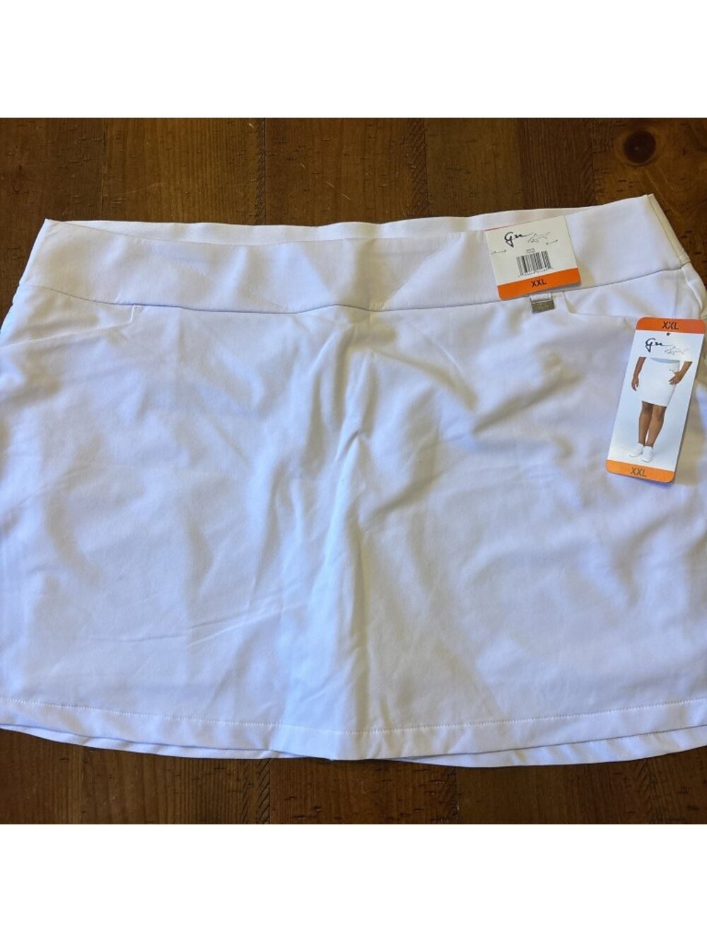 Greg Norman Play Dry Ladies' White Skort 1757480 size XXL (18) NWT
